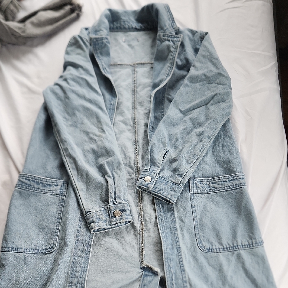 Denim Longline Jacket